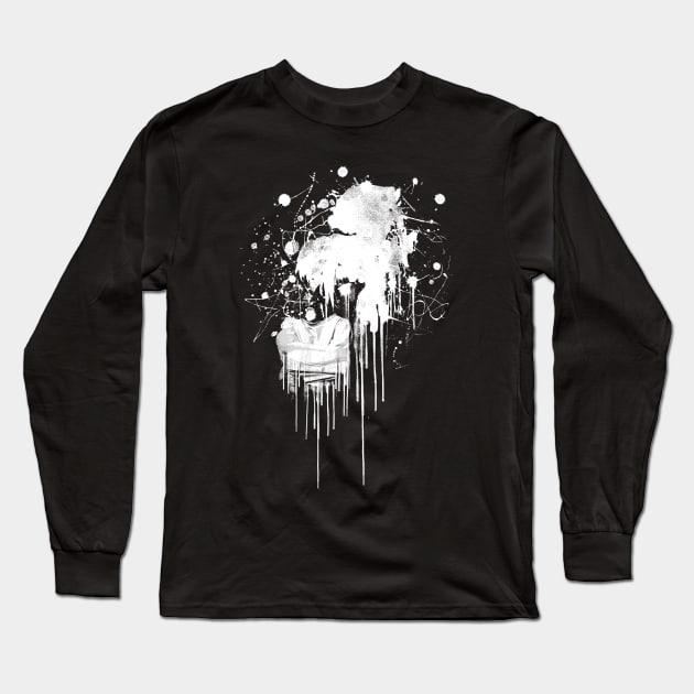 White Noise Long Sleeve T-Shirt by bulografik